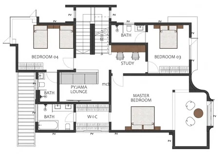 Sample first floor plan